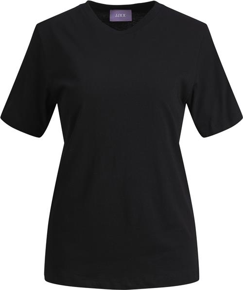 JJXX Jxanna SS Regular Every TEE Noos Kvinde Sort Kortærmede T-shirts Str S - hos Magasin