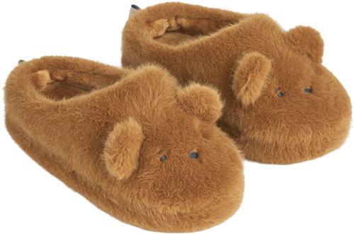 Liewood Aviaja Bear Slippers Golden Caramel Golden Caramel Hjemmesko Str 28/29 - hos Magasin