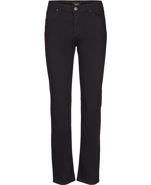 Se Lee Marion Straight Black Rinse Jeans Kvinde Sort Straight Jeans Straight Fit Str 28/35 - Bomuld hos Magasin ved Magasin