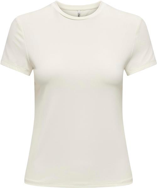 Se ONLY Onlea S/S TOP O Neck CS JRS Kvinde Hvid Kortærmede T-shirts Str S - hos Magasin ved Magasin