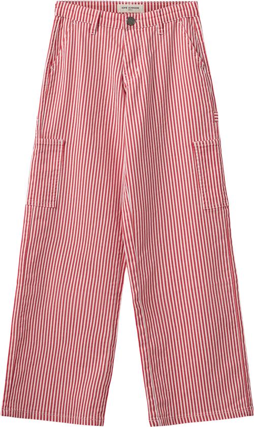 Se Sofie Schnoor Pants Str 10 år / 140 cm - Berry Red Bukser hos Magasin ved Magasin