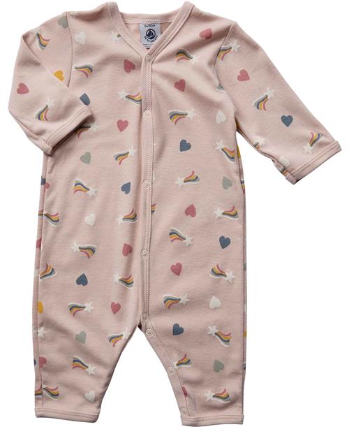 Petit Bateau Footless Sleepsuit 3M Str 6M - Saline/multico Nattøj hos Magasin