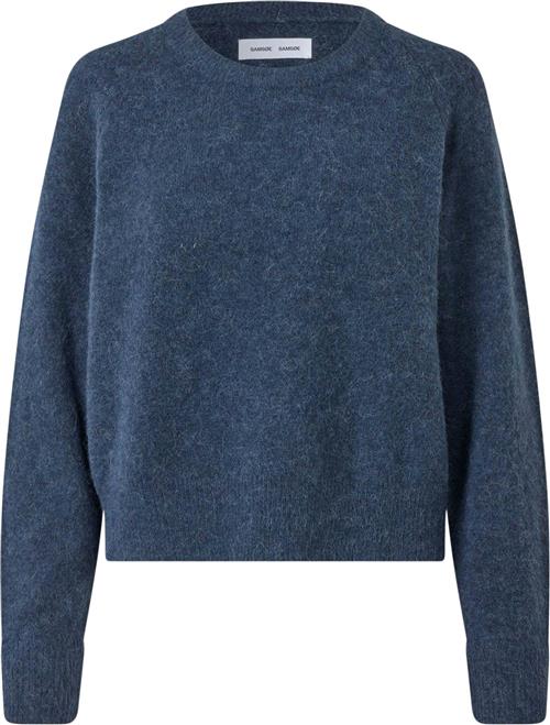 Samsøe Samsøe Nor on Short 7355 Kvinde Outer Space Sweaters Str S - hos Magasin