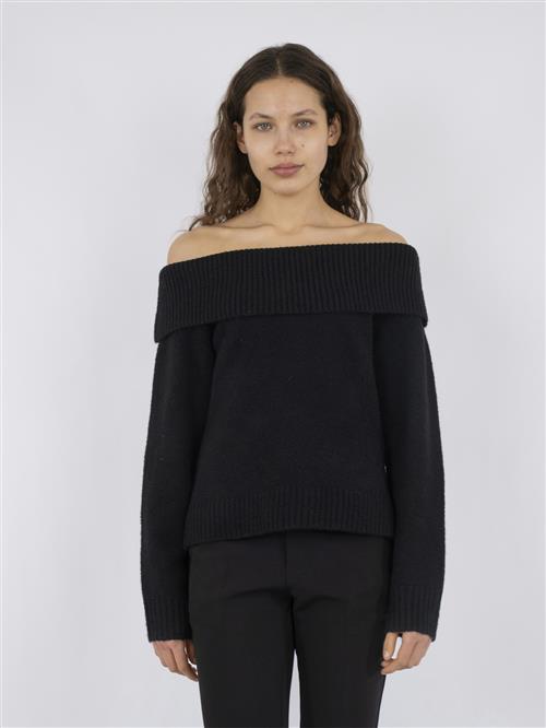 Se Neo Noir Jane Knit Blouse Kvinde Black Sweaters Str 44 - hos Magasin ved Magasin