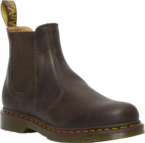 Dr. Martens 2976 Ys Dark Brown Crazy Horse Mand Dark Brown Chelsea Boots Str 42 - hos Magasin