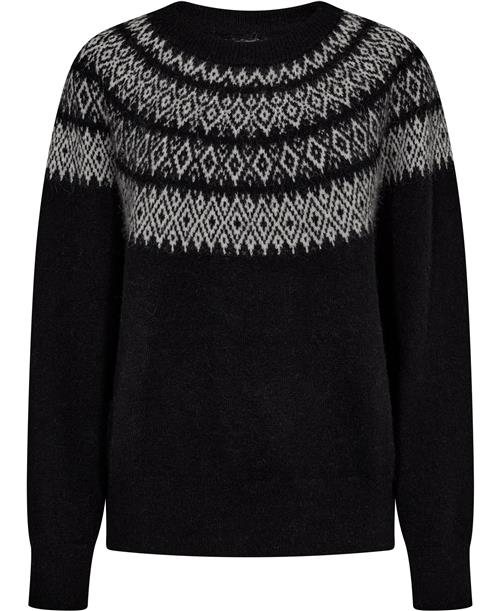 Magasin du Nord Collection Magasin Cindi 2 RWS Wool Kvinde Black Sweaters Str XL Uld