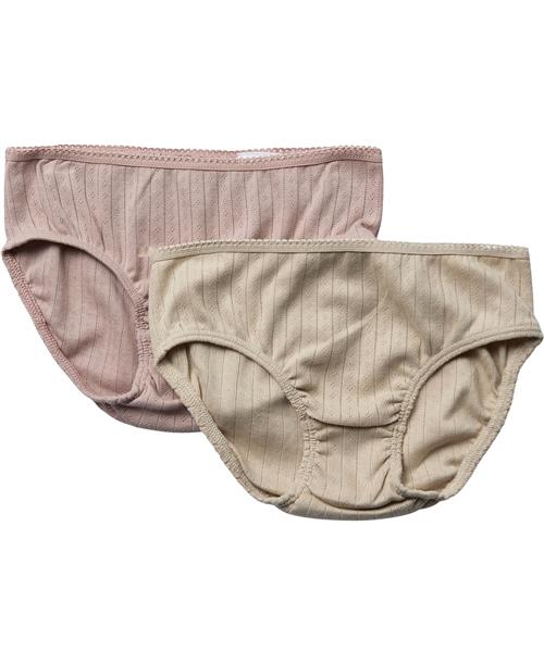 BAKITO by Magasin Du Nord Collection BAKITO by Magasin Ava Briefs 2pack Organic Gots Str 3 Adobe Rose Underbukser Bomuld