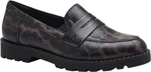 Tamaris 124343-43 Kvinde Leopard Loafers Str 41 - hos Magasin