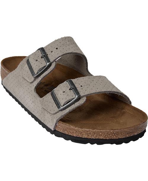 Birkenstock Arizona VL Dotted Stone Coin Mand Grey Sandaler Str 42 - hos Magasin