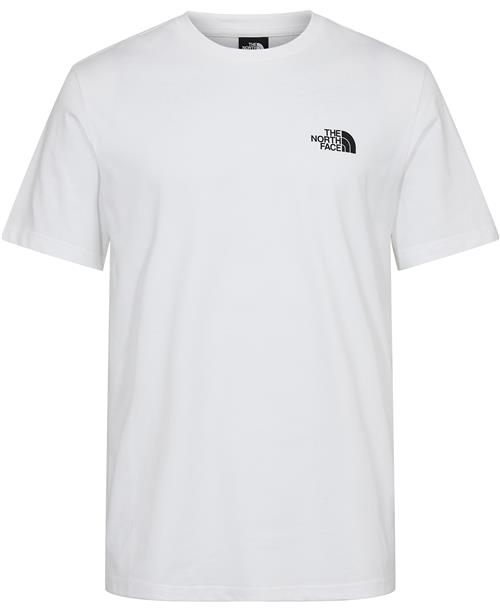 Se The North Face M S/S Simple Dome TEE TNF White Mand Hvid Kortærmede T-shirts Str M - hos Magasin ved Magasin