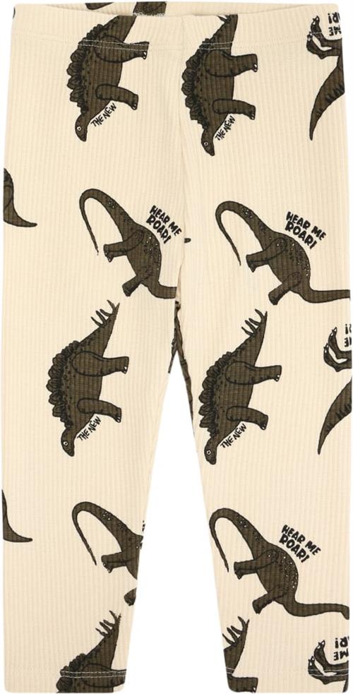 Se The New Tnslevi Rib Leggings Str 80 cm - Angora Dino Aop Leggings Bomuld hos Magasin ved Magasin