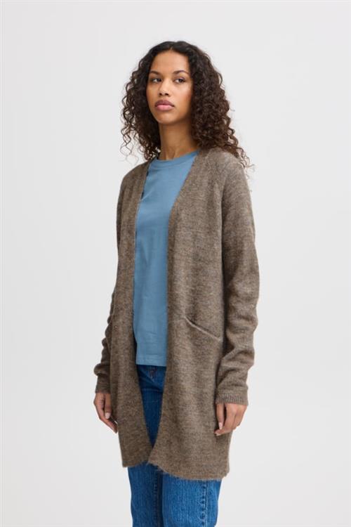 Se ICHI Ihkamara CA2 Kvinde Fungi Cardigans Loose Fit Str XL - hos Magasin ved Magasin