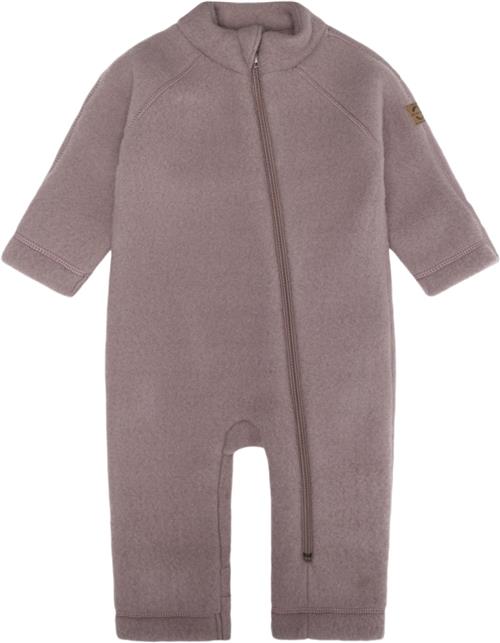 Mikk-Line Wool Baby Suit Str 80 - Twilight Mauve Køredragter Uld hos Magasin