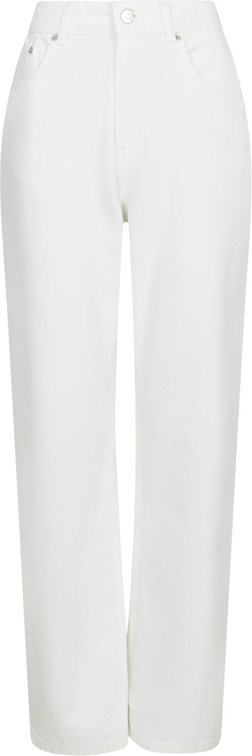 Neo Noir Simona D Pants Kvinde White Straight Jeans Str 42 - Denim hos Magasin