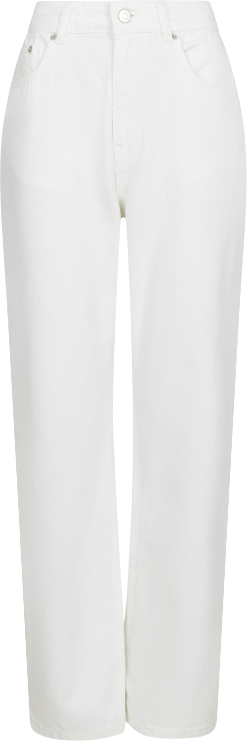 Neo Noir Simona D Pants Kvinde White Straight Jeans Str 36 - Denim hos Magasin