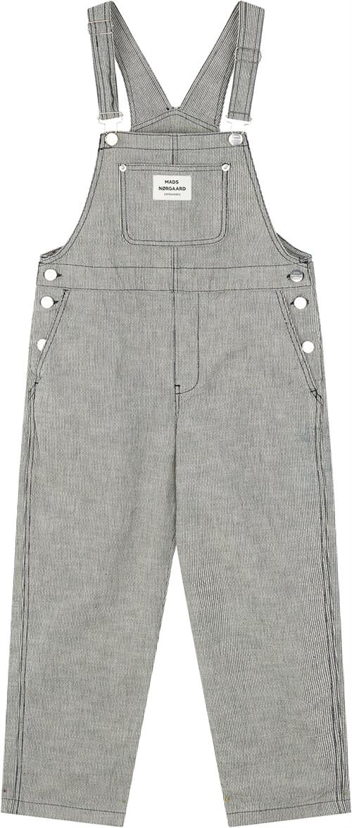 Mads Nørgaard - Copenhagen Milk Fidel Overall Pants Str 6 år - Estate Blue/cloud Dancer Buksedragter hos Magasin