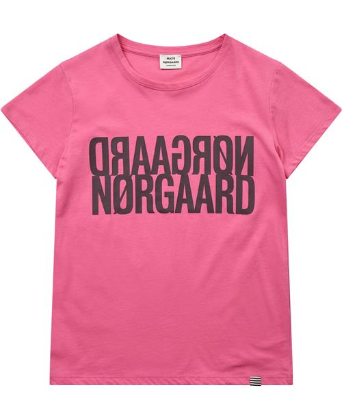 Mads Nørgaard - Copenhagen Single Organic Tuvina Tee Str 8 år - Lyserød Kortærmede T-shirts hos Magasin