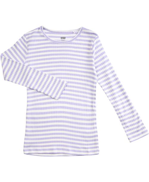 Magasin du Nord Collection Magasin Mille 1 G Str 4 Lavender / Star White Stripe Bluser Bomuld