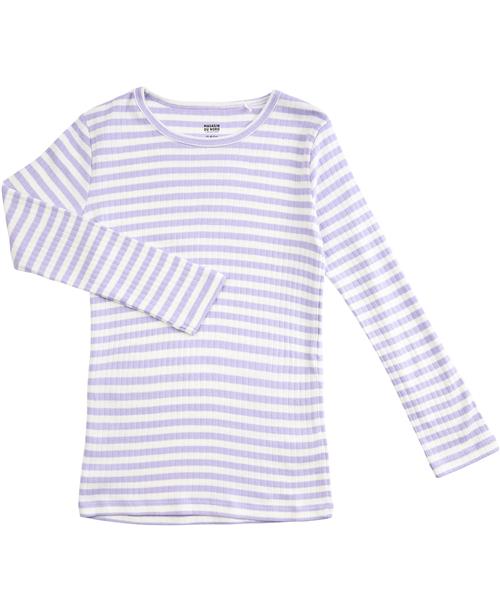 Se Magasin du Nord Collection Magasin Mille 1 G Str 6 Lavender / Star White Stripe Bluser Bomuld ved Magasin