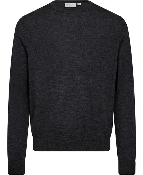 Se Tiger of Sweden Connor RWS Grey Stree/s Mand Grey Street Sweaters Str M - hos Magasin ved Magasin