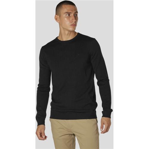 Se Clean Cut Copenhagen Merino Wool Crew Mand Black Sweaters Str XS Merino - hos Magasin ved Magasin