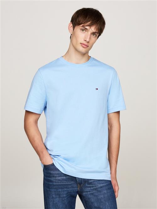 Se Tommy Hilfiger Essential REG FIT Solid TEE Mand Vessel Blue Kortærmede T-shirts Str XL - hos Magasin ved Magasin