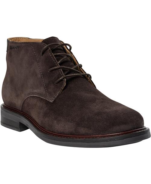 Gant St Fairkon Mid Boot Mand G399 Snørestøvler Str 46 - hos Magasin