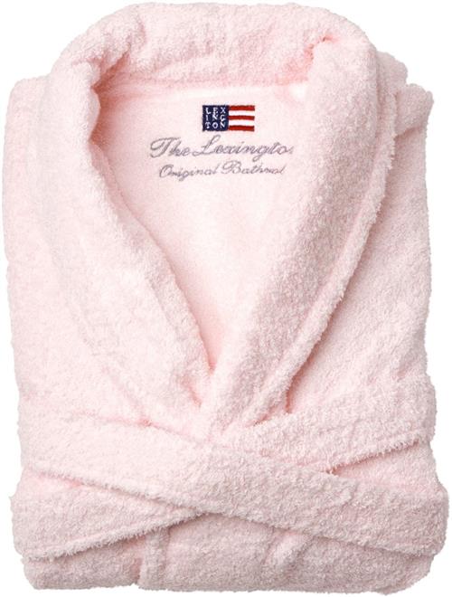 Lexington Lexington Original Bathrobe Pink Morgenkåber Str L - hos Magasin