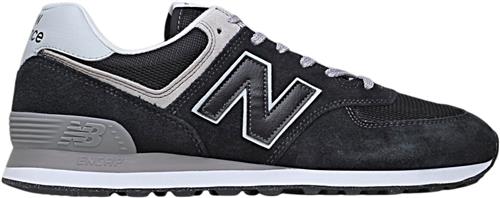 Se New Balance 574 Mand Sort Sneakers Str 45 - Læder hos Magasin ved Magasin