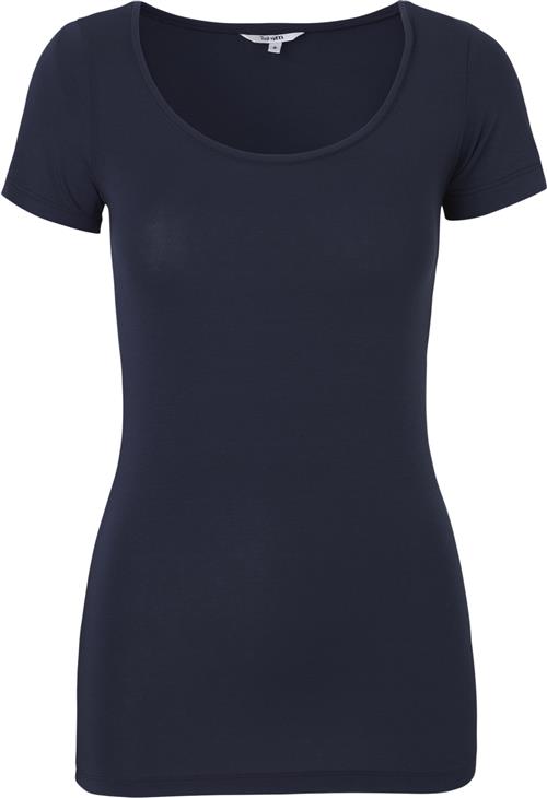 mbyM Siliana Tshirt Kvinde 368 Navy Blue Kortærmede T-shirts Str XS - hos Magasin