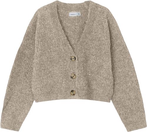 Name It Nkfholly Boxy Short Knit Card Noos Str 134/140 - Pure Cashmere Strik hos Magasin