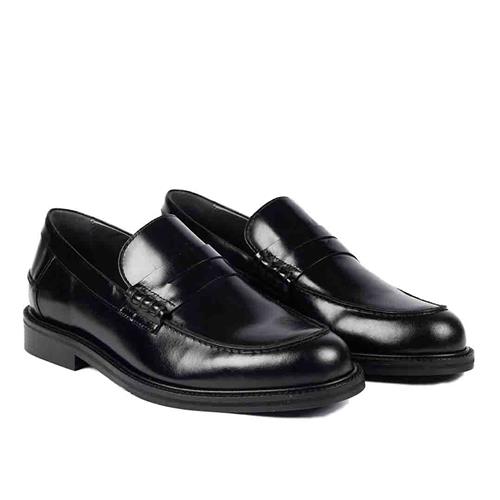 ANGULUS Loafer Kvinde 1835 Black Loafers Str 41 - hos Magasin