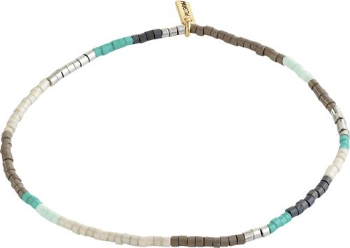 Pilgrim Alison Bracelet Mint, Goldplated one size - Perlearmbånd Lycra hos Magasin