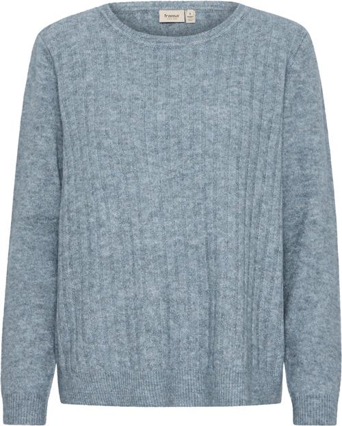 Fransa Frsanny PU 5 Kvinde Citadel Melange Sweaters Regular Fit Str XL - hos Magasin