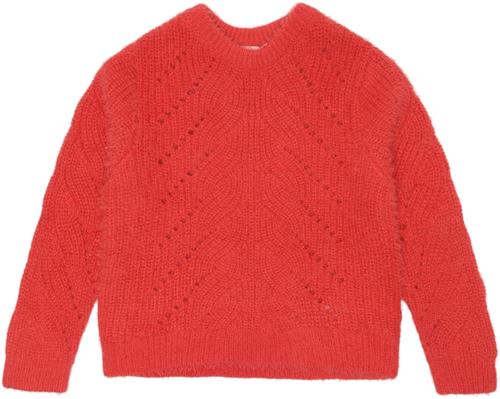 The New Tndiva Knit Pullover Str 98-104 cm/3-4 år - Chrysanthemum Strik Akryl hos Magasin