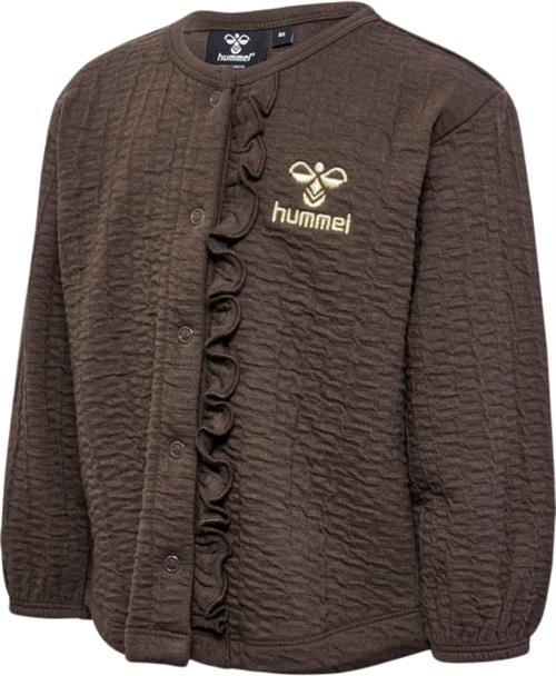 Se Hummel Hmlissa Sweat Jacket Str 2 år / 92 cm - Chocolate Brown Sweatshirts hos Magasin ved Magasin