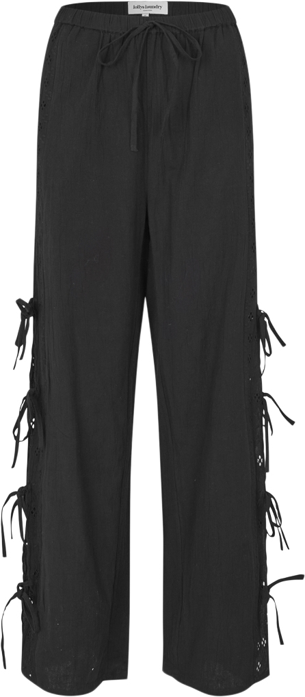 Lollys Laundry Ritall Pants Kvinde Black Bukser Med Lige Ben Str XL - hos Magasin