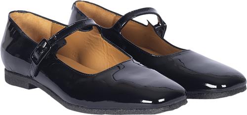 ANGULUS Ballerina i Skind Kvinde 2320 Black Ballerinaer Str 40 - hos Magasin