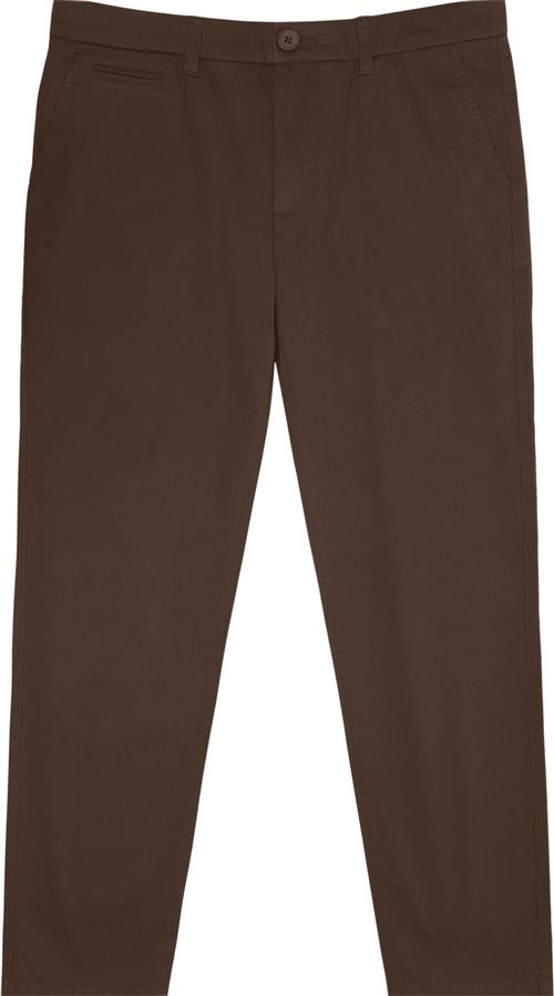 Knowledge Cotton Apparel Chuck Regular Chino Twill Pants Gots/vegan Mand Demitasse (Brown) Chinos Str 29/32 - Bomuld hos Magasin