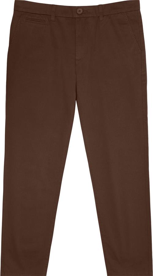 Knowledge Cotton Apparel Chuck Regular Chino Twill Pants Gots/vegan Mand Demitasse (Brown) Chinos Str 36/32 - Bomuld hos Magasin