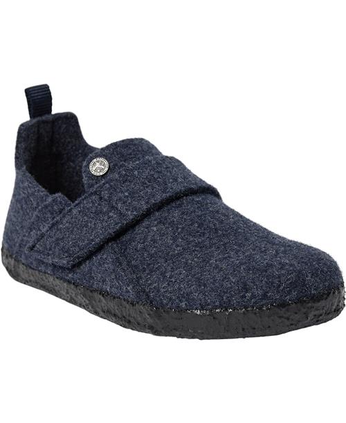 Se Birkenstock Zermatt HL Kids FE Dark Blue Dark Blue Hjemmesko Str 30 - hos Magasin ved Magasin