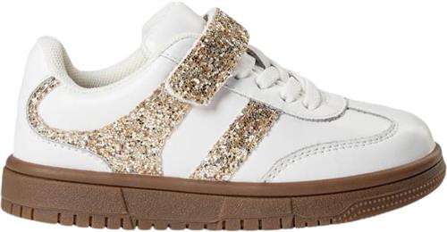 Sofie Schnoor Shoe Velcro White Gold Sneakers Str 33 - hos Magasin