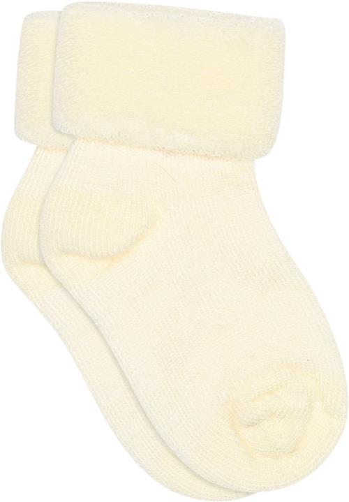 mpKids Ankle Terry Wool Baby Str 22/24 - Råhvid Strømper hos Magasin