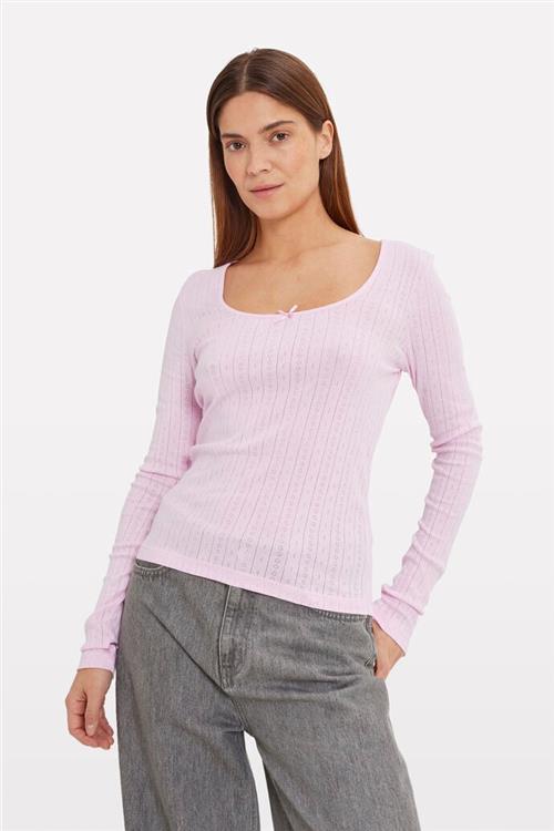 Envii Envolvi LS Deep TEE 7090 Kvinde Pirouette Langærmede T-shirts Str XS - hos Magasin