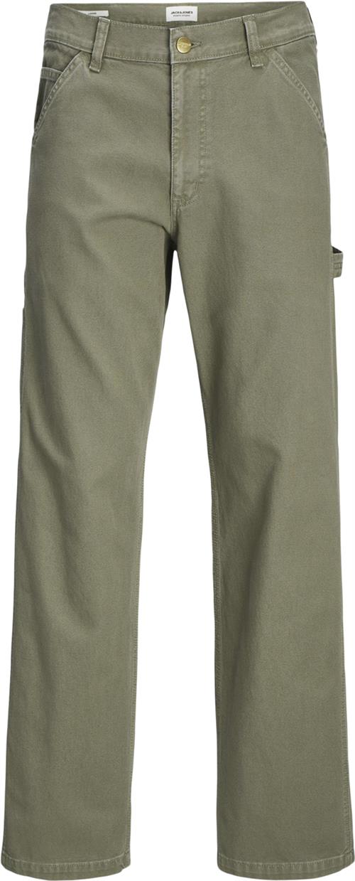 Se Jack & Jones Jpsteddie Carpenter Pants Noos Mand Dusty Olive Cargo Bukser Str "36/""36" - hos Magasin ved Magasin