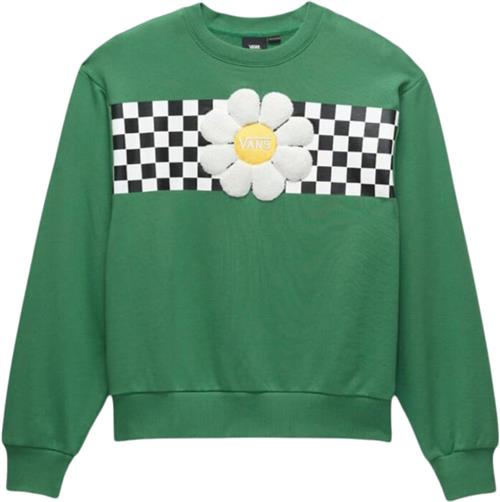 Vans Oversized Floral Crew Kvinde Fairway Sweatshirts Str L - Bomuld hos Magasin