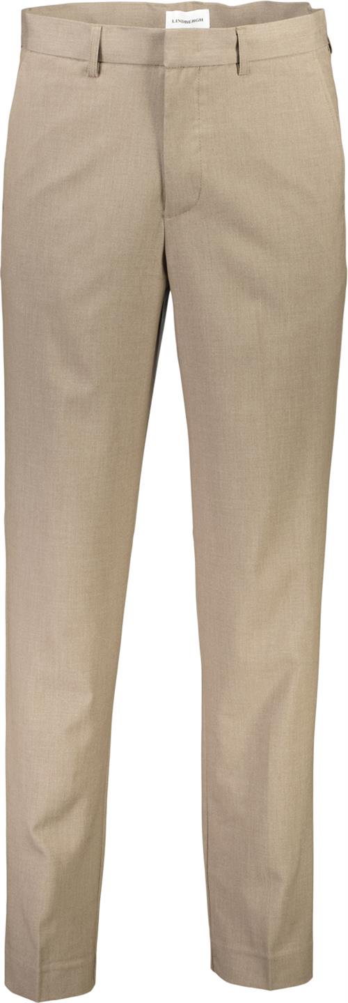 Se Lindbergh Relaxed fit Formal Pants Mand Sand Chinos Str L - Polyester hos Magasin ved Magasin