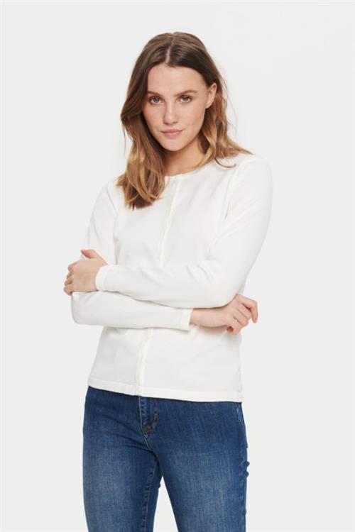 Saint Tropez A8661, Milasz Rneck Cardigan Kvinde 110605 Cardigans Classic Fit Str L - hos Magasin