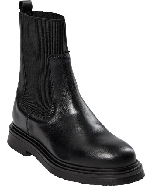 Se Pavement Friia Kvinde Black Chelsea Boots Str 37 - Læder hos Magasin ved Magasin