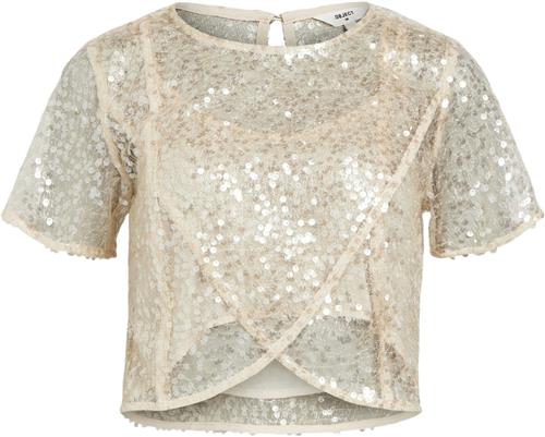 Object Objkallin S/S TOP 132 Kvinde Sandshell Toppe Str 34 - hos Magasin